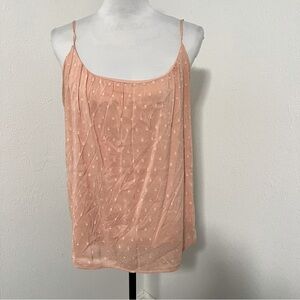 The Limited Women’s Large Coral Cami Tank Top Spaghetti Straps Inner Lining